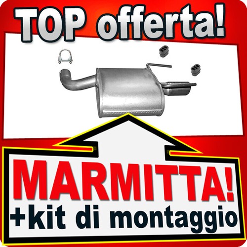 Silenziatore posteriore per - silenziatore,